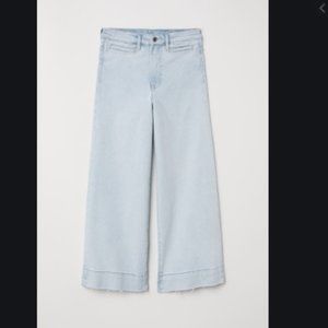 H&M Denim Culottes High Waist